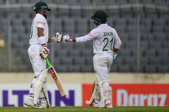 Najmul Hossain Shanto, Ebadot Hossain Sink AFG Further As BAN Lead By 370 runs After Day 2